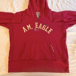Womens American Eagle red hoodie xl